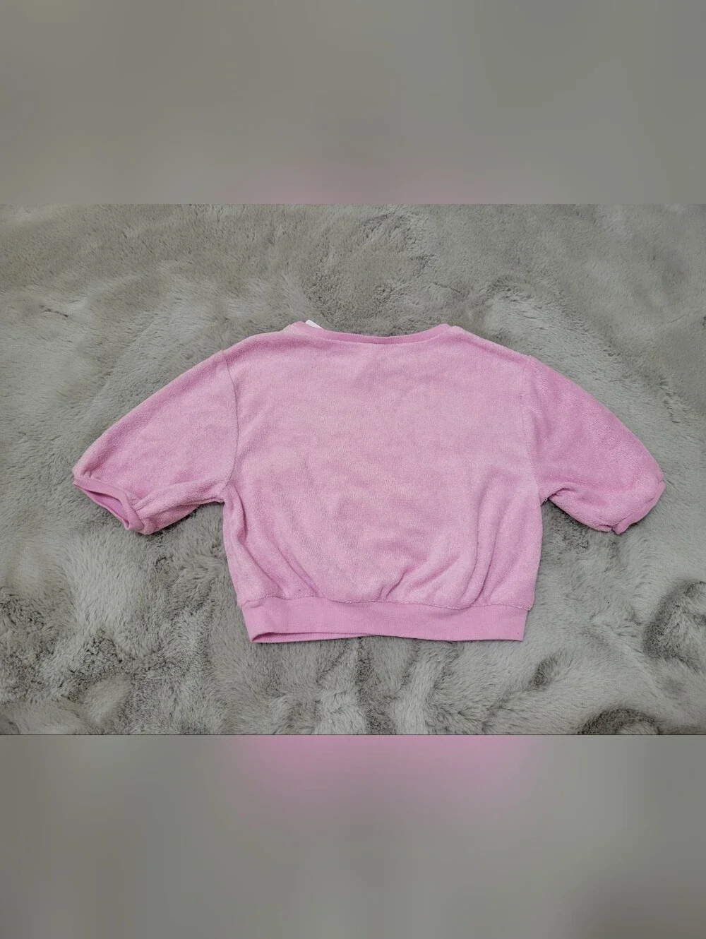 Nwt Carters Girls Pink Terry Top
